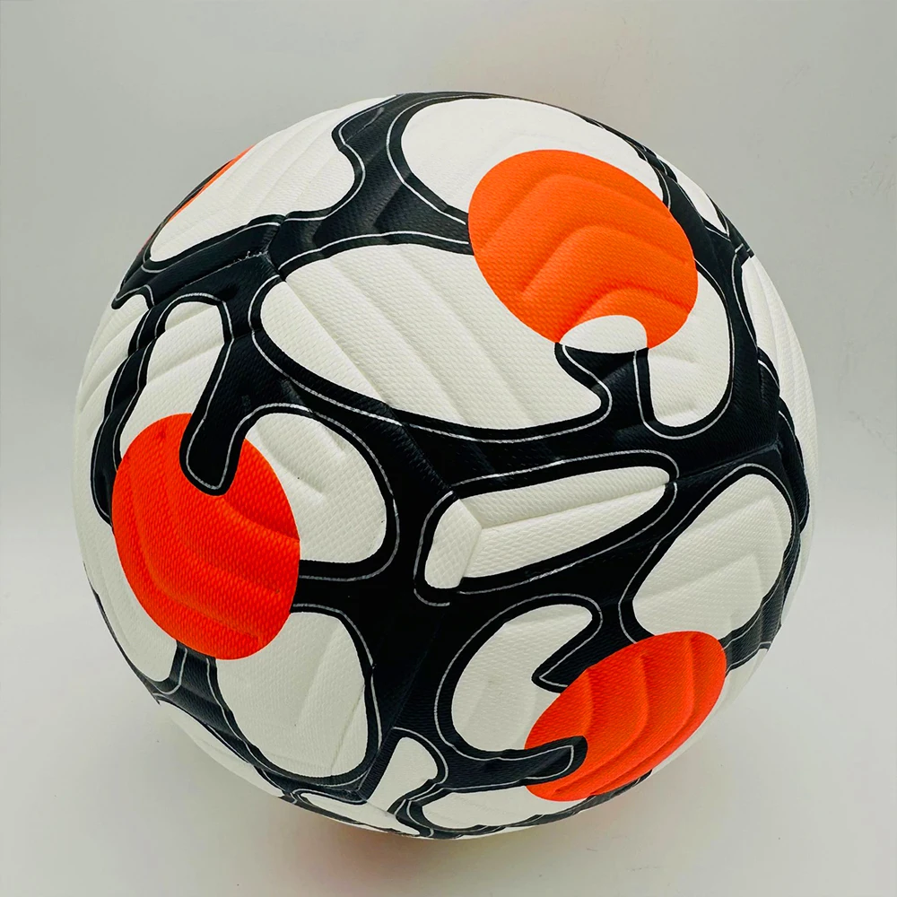 Footy Ball Seamless Size 5 Soccer Balls PU Material for Team Matches Goal Games Footballs