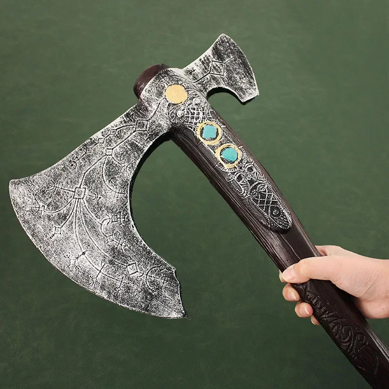 93cm God of War Leviathan Axe Kratos Weapon Model Pu Game God of War: Ragnarok Axe Samurai Weapon Model Gift Toys for Boys Kid 3
