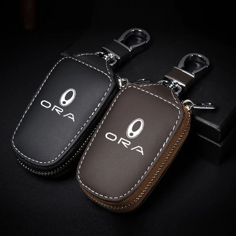 

PU Car Remote Key Case Cover Shell keychain protect For Great Wall Ora Good Cat GT Ballet Cat White Cat IQ Flash Cat Black Cat