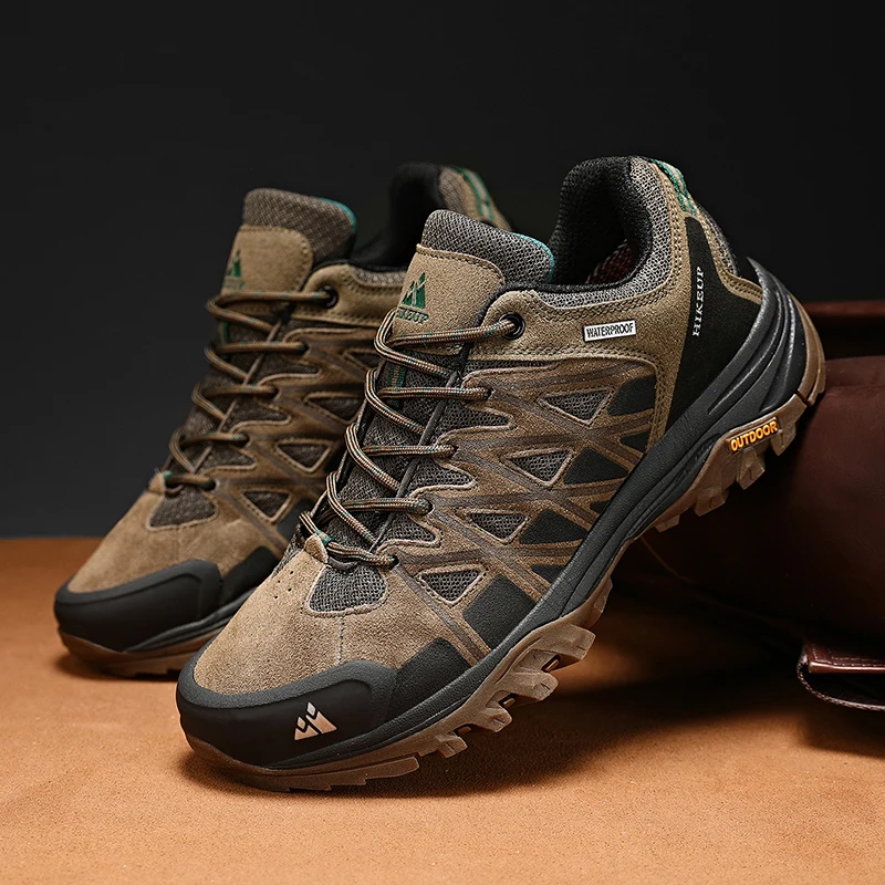 HIKEUP Modische Outdoor-Schuhe, Wandern, Herren, Sport, lässig, Bergtrekking-Stiefel, Camping-Sneaker für Herren, rutschfest, verschleißfest – Detail 19