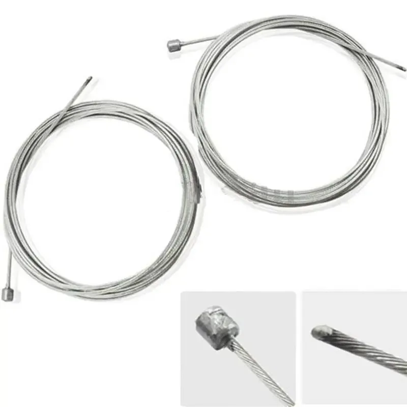 10/5/3/1PC 2M MTB Bicycle Brake Line Speed Cable Fixed Gear Shifter Brake Wire Set Core Inner Wire for MTB Road Bike