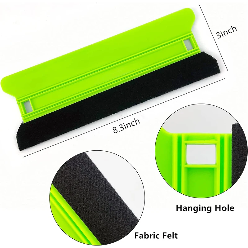 Car vinyl scraper Squeegee Vinyl Tool 8IN/6IN/5IN/4IN with Felt Edge Wallpaper Decal Applicator Kit Wrapping Tools