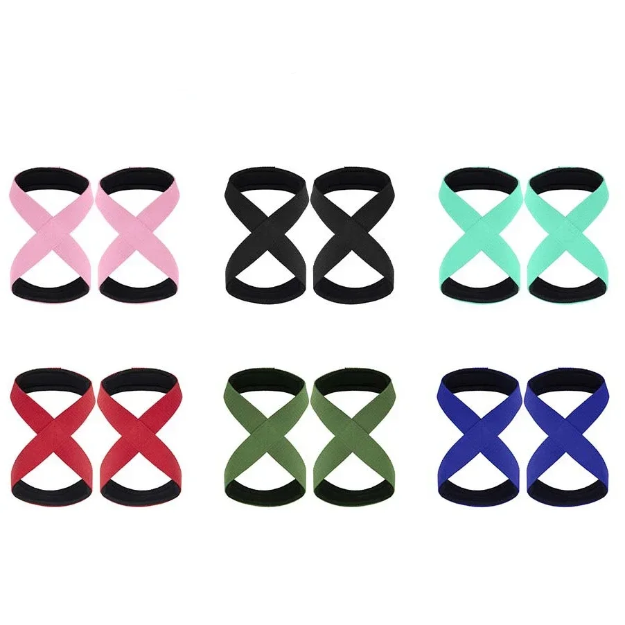 Padded Figure 8 Deadlift Straps 5