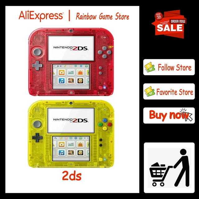 Original retro handheld game console Nintendo 2ds limited collector's  edition is suitable for classic 3ds games - AliExpress