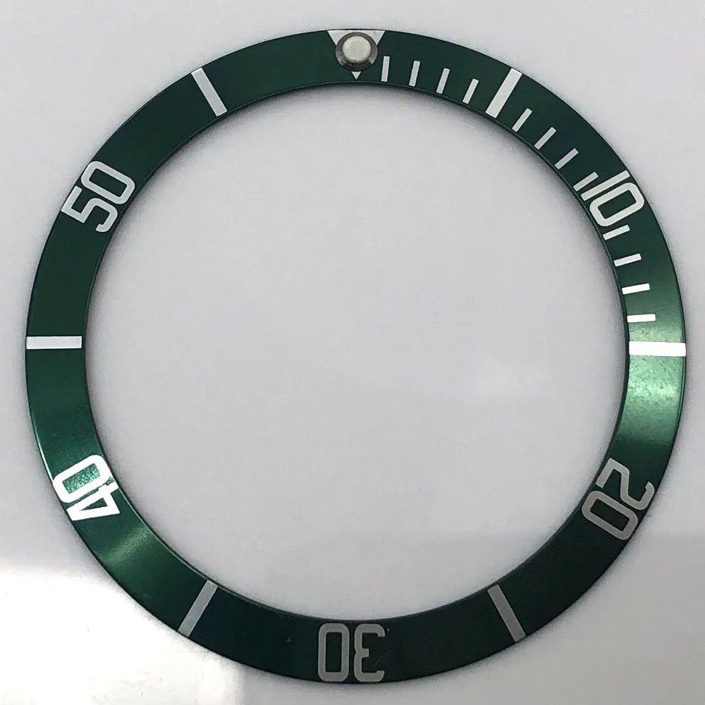Aluminum Bezel Watch Parts - Multicolor Variety, 39.5mm Outer Diameter