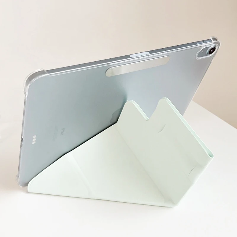 Clear Transparent iPad Stand Cover with Enhanced Protection