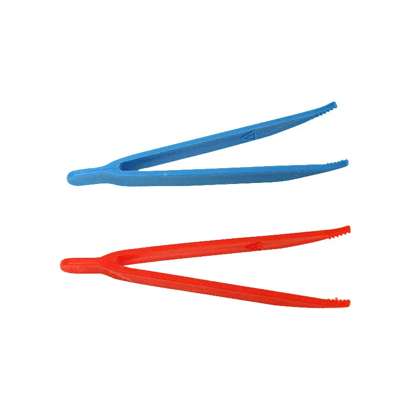 Tweezer Tool 20Pcs/Set Disposable Plastic Tweezers Color Random DIY Toy Small Tweezers Simple and Fashionable