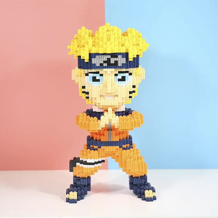 1000 Pçs Brinquedos Educativos Com Desenho Anime Naruto Uzumaki Hatake  Kakashi / Brinquedos Educativos Para Crianças