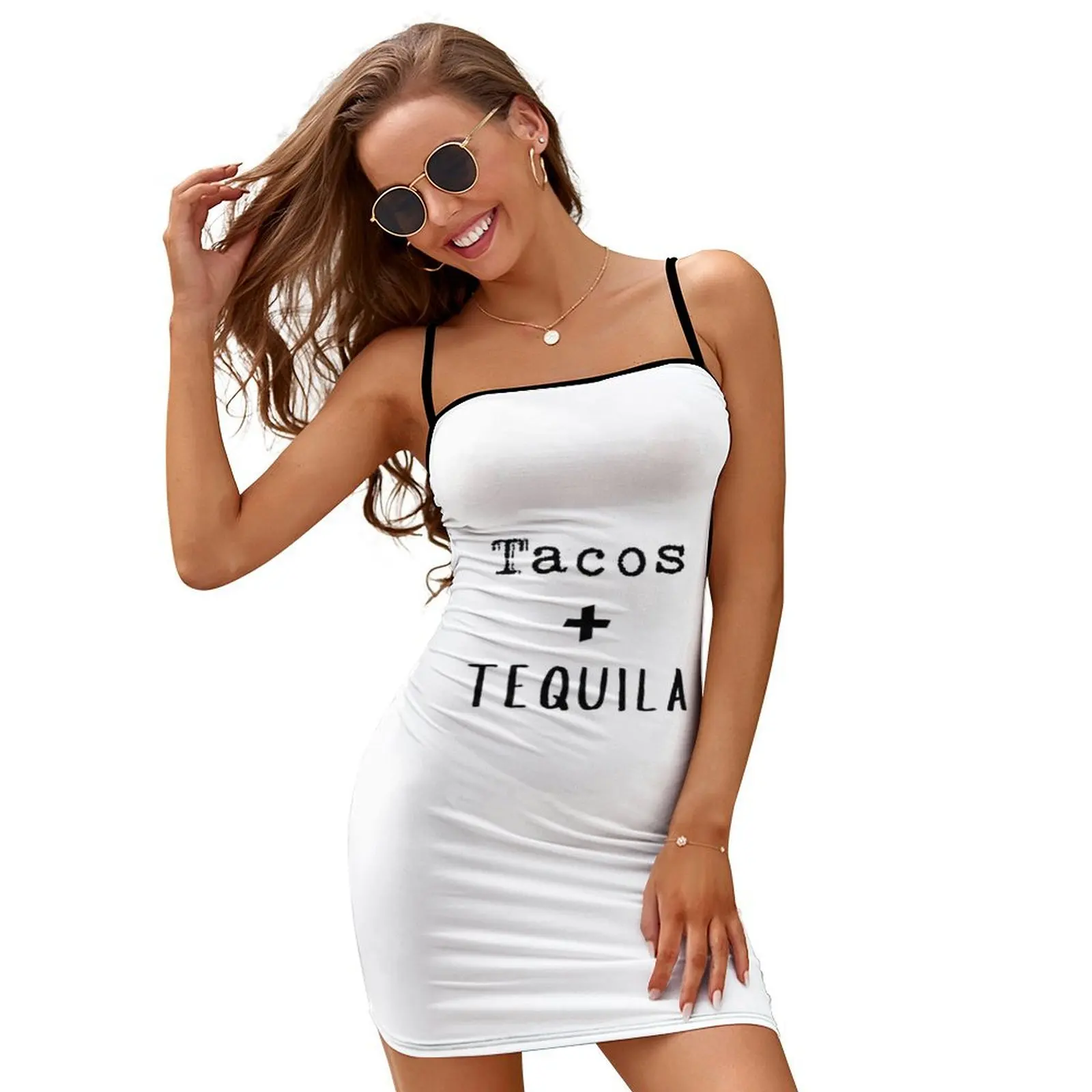 

Tacos and Tequila Slip Dress summer dress women 2024 women long dresses dresses for womens 2024 women's summer dress 2024