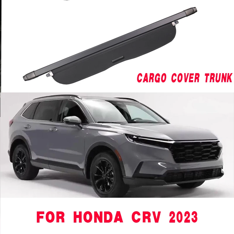 Per Honda Crv 2023 Accessori Nero Privacy Screen Retrattile Trunk Security Tonneau Cover Bagagli Shield Shade Cargo Cover