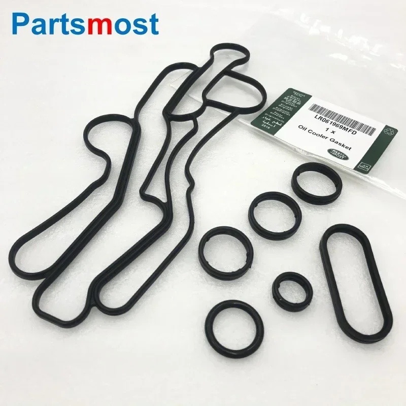 O'RING GASKET SET OF OIL COOLER LR013149 LR040738 LR061969 for LAND ROVER DISCOVERY 4 RANGE ROVER SPORT 3.0 V6 LR013151 161 162 oil cooler gasket