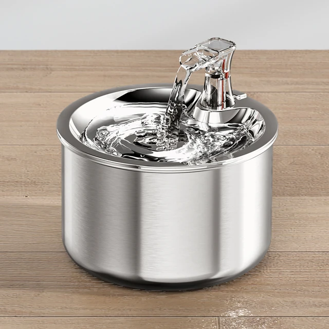 Automatic Stainless Steel Pet Fountain 6