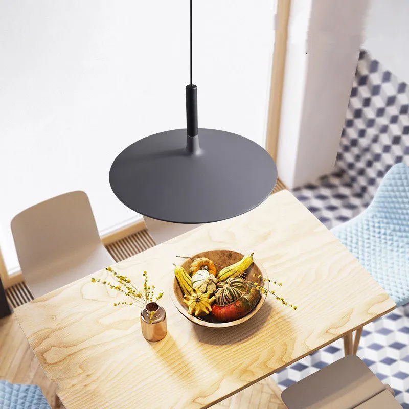 Lampe à suspension LED de style nordique, petit abat-jour pour chambre à coucher, table, salle à manger, lustre de cuisine, décoration d'intérieur, design d'éclairage suspendu