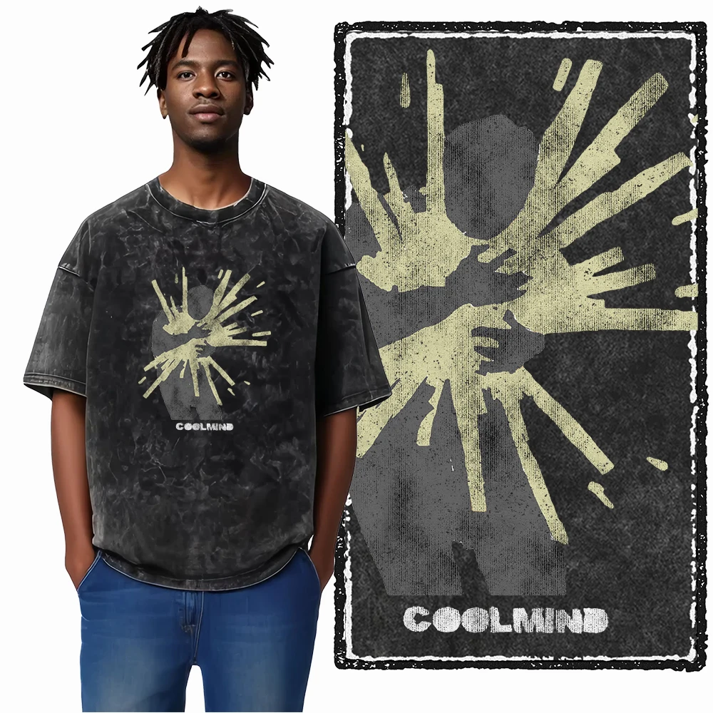 U5 100 % Baumwolle, säuregewaschen, cooles Streetwear-Druck, Unisex-T-Shirt, große Größe, cooles Vintage-Männer-T-Shirt, cooles T-Shirt für Männer – Detail 9