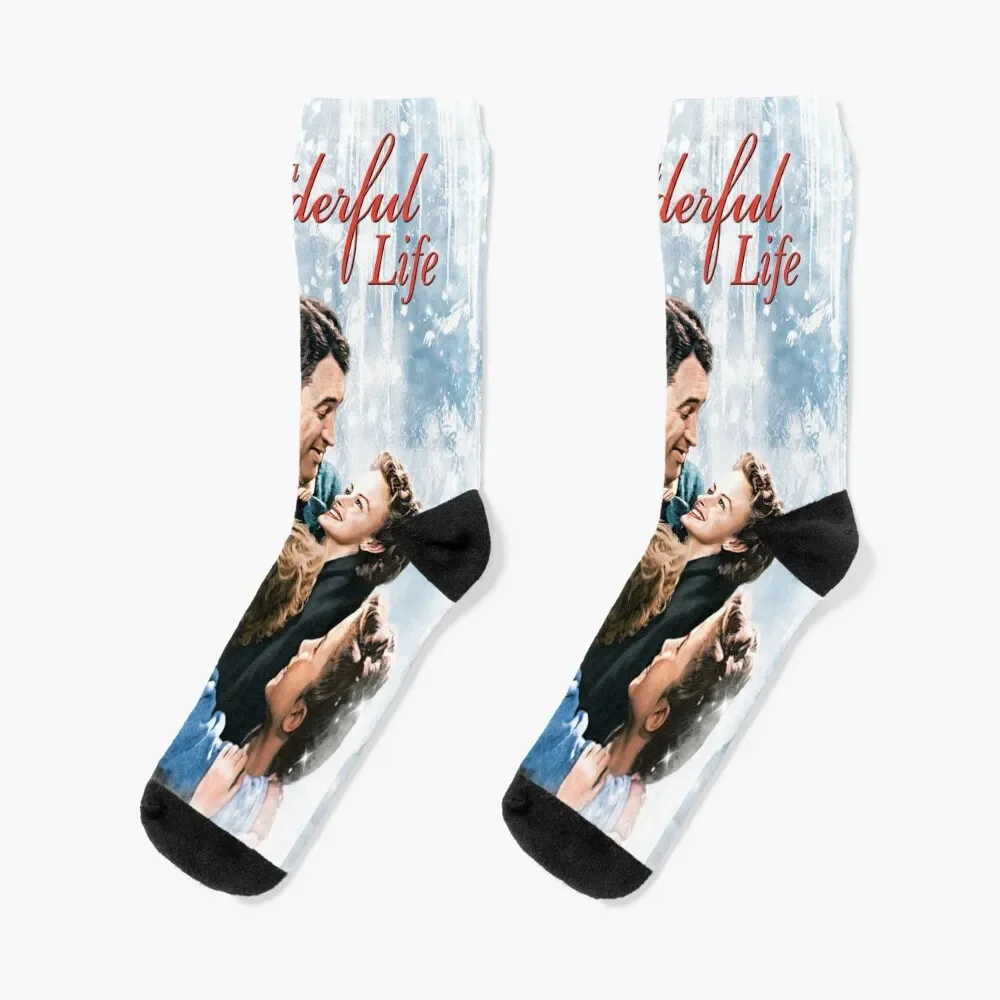 

It's a Wonderful Life | DreamscapesbyTeresa Socks winter snow Climbing luxe Socks Girl Men's