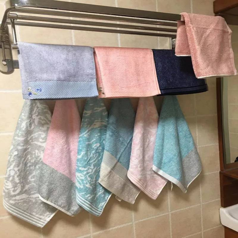 

100% Bamboo Fiber Towel Super Soft Contain Antibacterial and Mite Removal Sports Handkerchief Absorbent Very Good