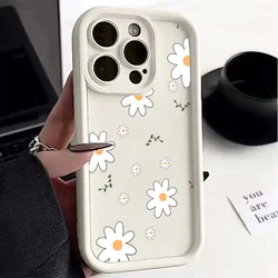 Daisy Flowers Decorative Phone Case - Elegant Protective Shell - Samsung A15 5G 4G (S25216)