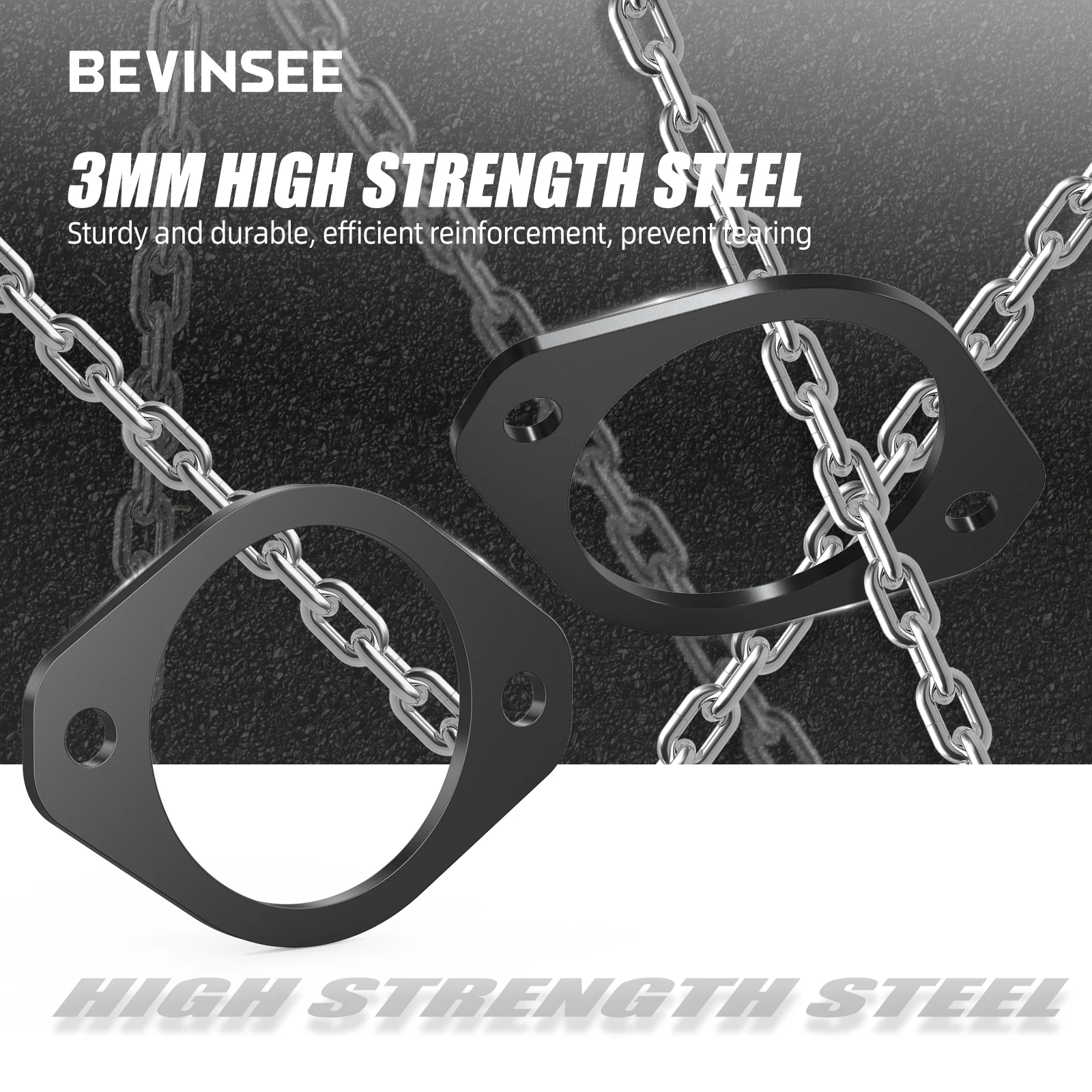 希少 BMW E46 ストラット 補強 プレート 未使用 Bevinsee-リアストラットタワー,ショックマウント,補強プレートセット