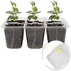 5Pcs Clear PET Seeding Pot Plant Growing and Gardening Supplies with Transparent Design Indoor Outdoor Gardening 2