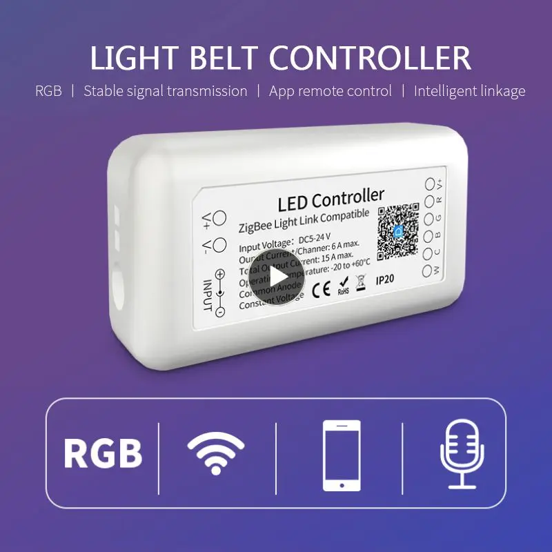 

Светодиодная лента, умный переключатель с регулируемой яркостью, 15 А, для Ios, Android, Rgb, Cct, умные переключатели, мини-лента, Стандартный контроллер, меняющий цвет, время Dc12
