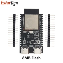 Advanced Dual Type - C IoT Development Board with WiFi and Bluetooth (8MB SPI Flash)