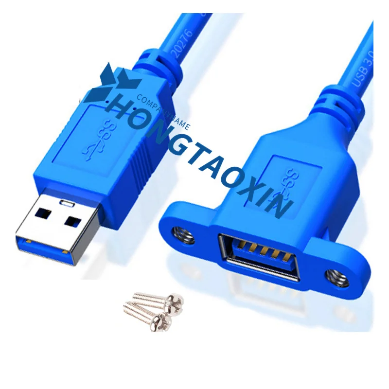 Cavo di prolunga USB 3.0 tipo A maschio-femmina con vi per