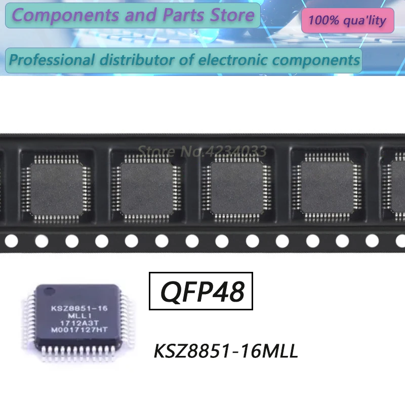 

1PCS KSZ8851-16MLL KSZ8851-16 KSZ8851 QFP48 New Original Stock