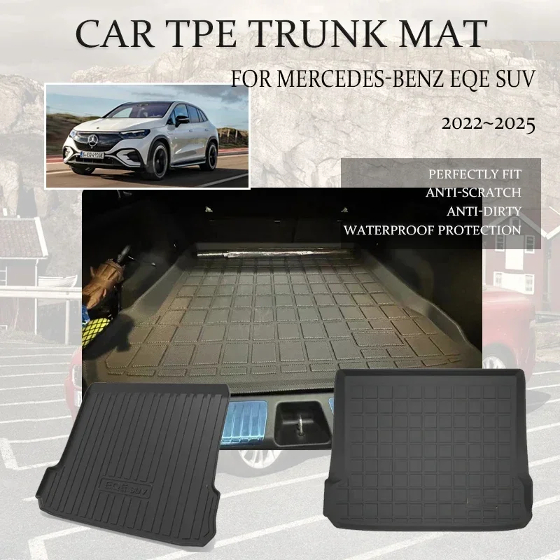 Floor Mats Fits Mercedes EQC 2019-2025 | Custom Fit Waterproof 3D TPE Car Mat