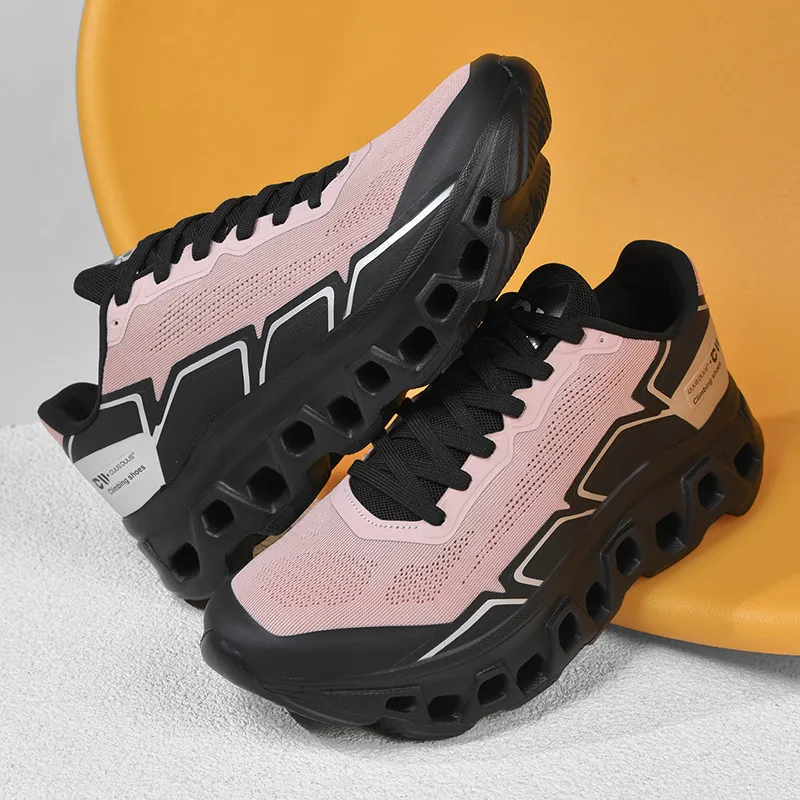 2026 New Men's Running Shoes Breathable Mesh Thick Sole Cushioning Fashionable Multi-Functional Jogging and Casual Sports Shoes 1