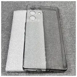 Shockproof Black Silicone TPU Case - Lightweight and Simple Protective Cover for ZTE nubia RedMagic 10 Pro+ (Black)
