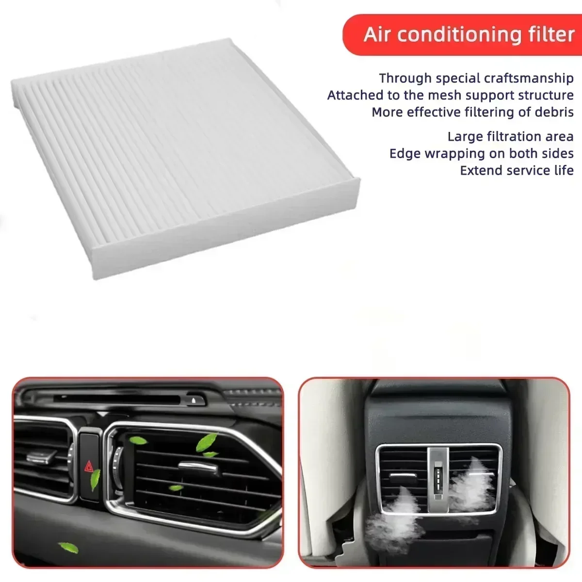 Car Cabin Air Filter for Infiniti M35 M45 Filters Carbon Fiber