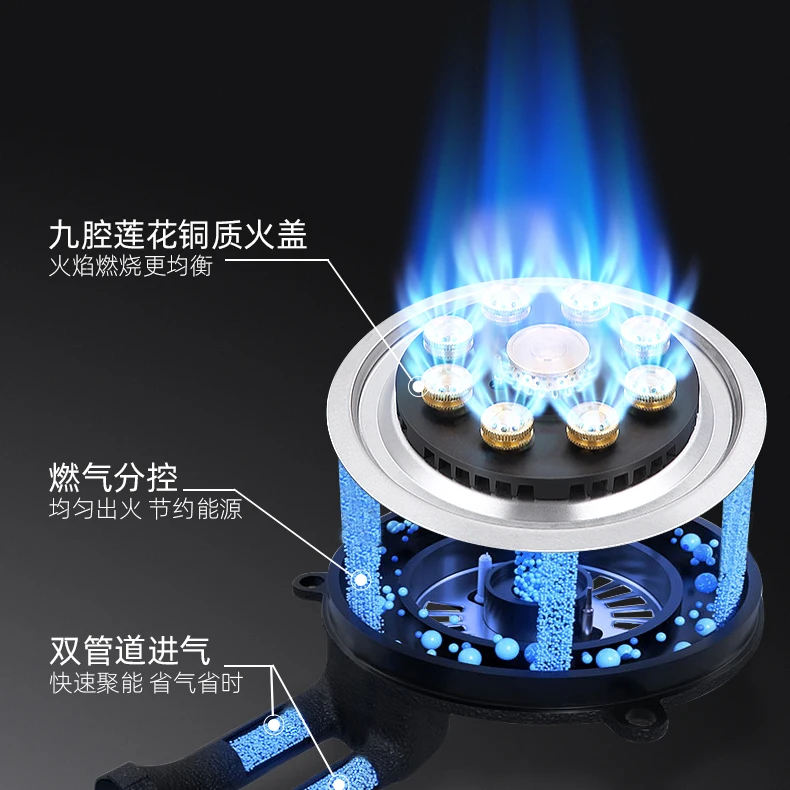 Good Wife Gas Stove Single Stove Household Liquefied Gas Stove Stainless Steel Embedded Fire Gas Stove Gas Stove 2