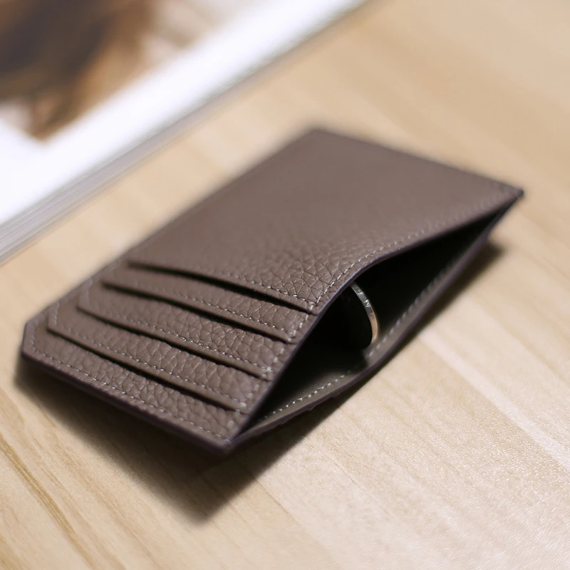 Classic Real Pickup Bag Multi-color Choice Credit Card Bank Card Bag Multiple Holder Woman Cards Wallet Mens Man Men Wallets Id
