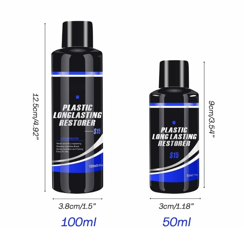 Car Plastic Restorer Trim Long-lasting Protects Rubber Interior And  Exterior Part Waterproof Renovator Coating Car Cleaner JB 24 - AliExpress