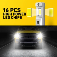 AUXITO 2Pcs H8 H11 LED Headlight Bulb 16000LM 9005 HB3 9006 HB4 H16 JP H9 LED Fog Lamp Super Bright 6500K White Automobile Light - Image 4
