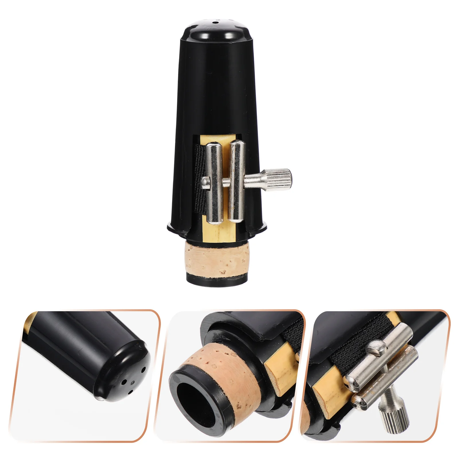 

Clarinet Flute Head Professional Clarinet Mouthpiece Kit Clarinet Mouthpiece Ligature Reed Cushions And Caps Accessory