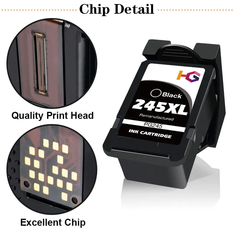 ALIZEO For PG 245 246 XL Ink Cartridges Remanufactured Pixma IP2820 MX492 490 MG2420 2520 2920 TS202 302 3120 Printer