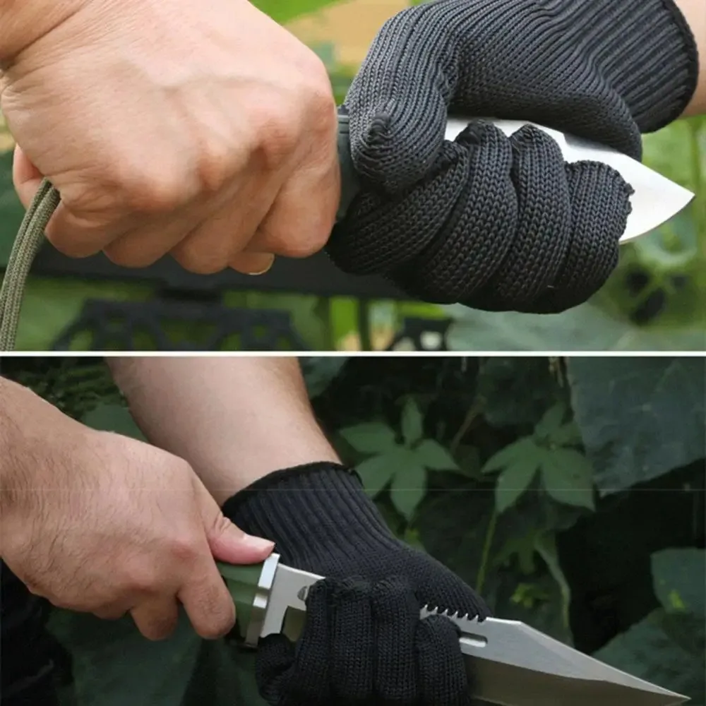 Stainless Steel Safety Work Gloves 1 Pair Repair Gloves Wire Mesh Anti Cut Resistance Safety Protective safety gloves