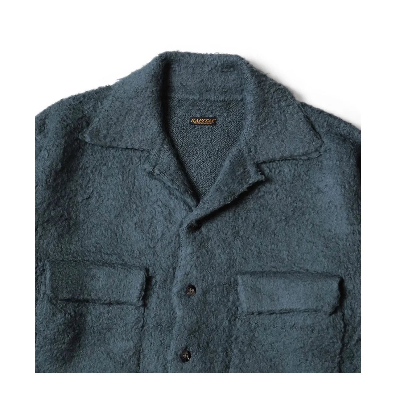 24AW KAPITAL Hirata and Hongri Style Casual Warm Soft Plush Cotton Double Pocket Lapel Long Sleeved Men Jacket 6