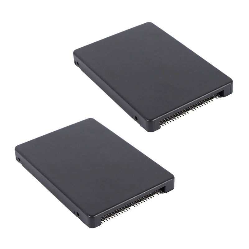 

2X 44PIN MSATA To 2.5 Inch IDE HDD SSD MSATA To PATA Adapter Converter Card With Case