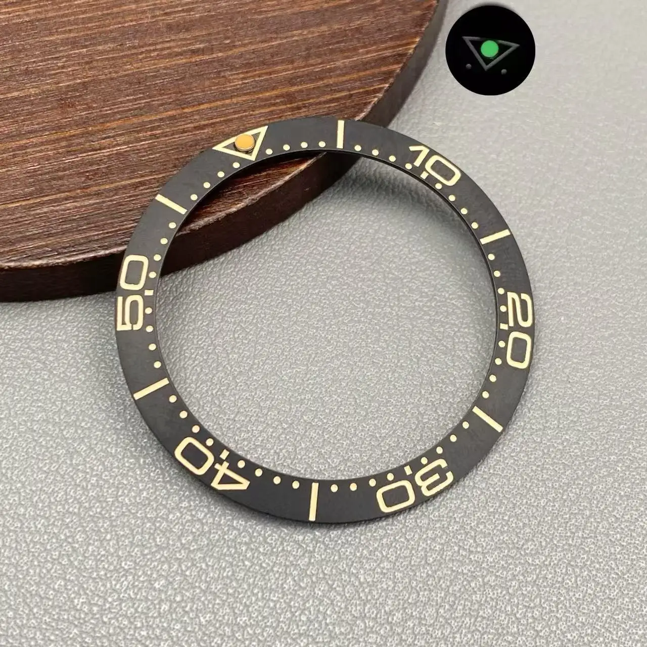Ceramic Blue-Green Lumi Bezel Insert