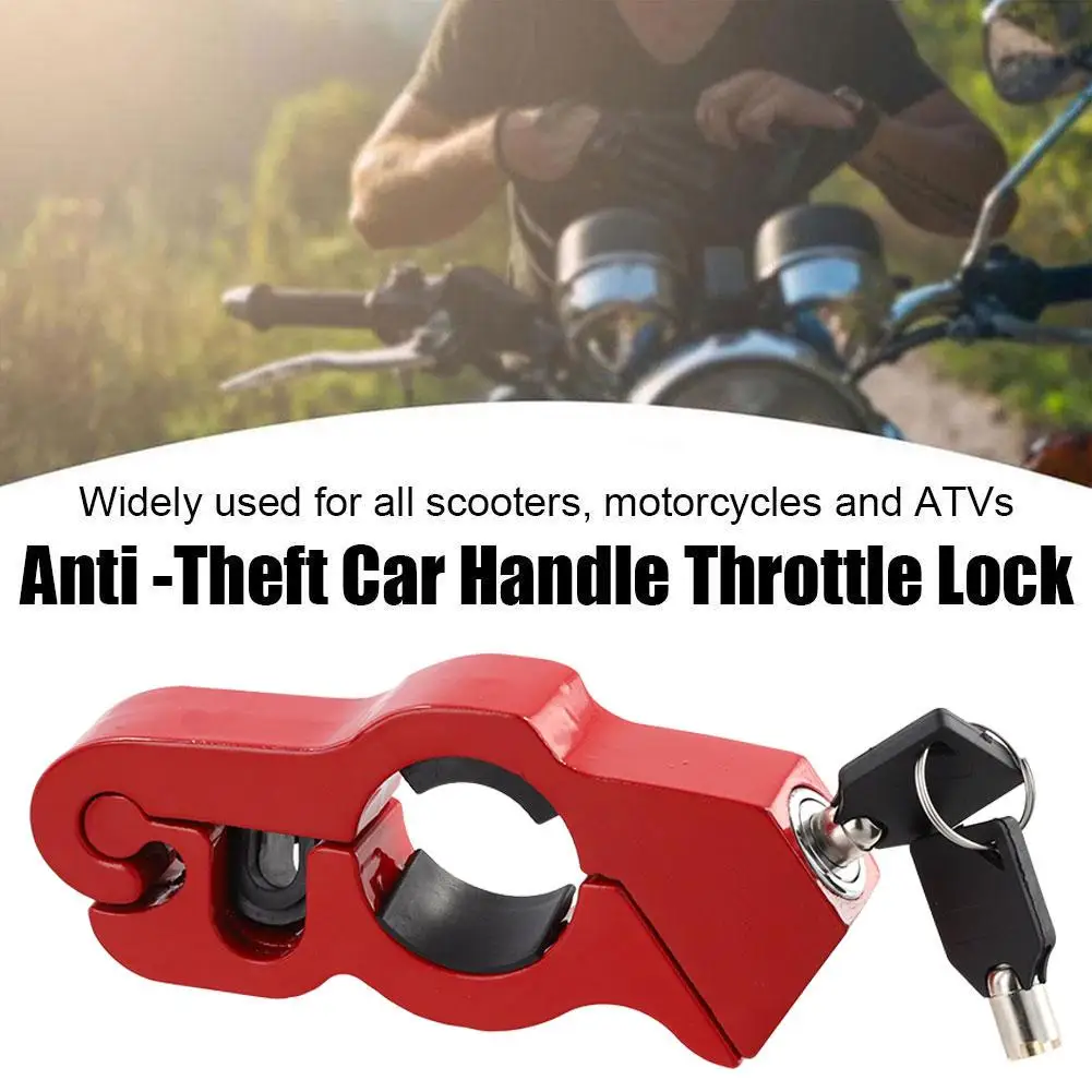 

Motorcycle Handlebar Lock Handlebar Brake Handle Solid Anti Lock Street Bikes Rod Safe ATV Steal Dirt Theft Imitating Pull C5P5