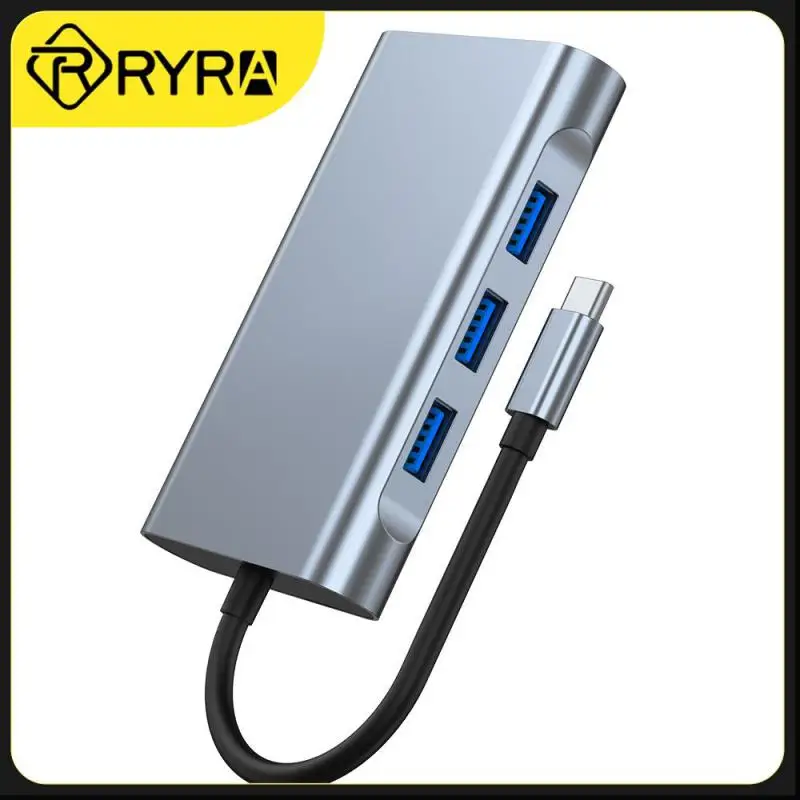 

Док-станция 8 в 1, Тип c, внешний одинаковый дисплей для ноутбука, 4K, двойная HD Плата расширения, Usb-хабы