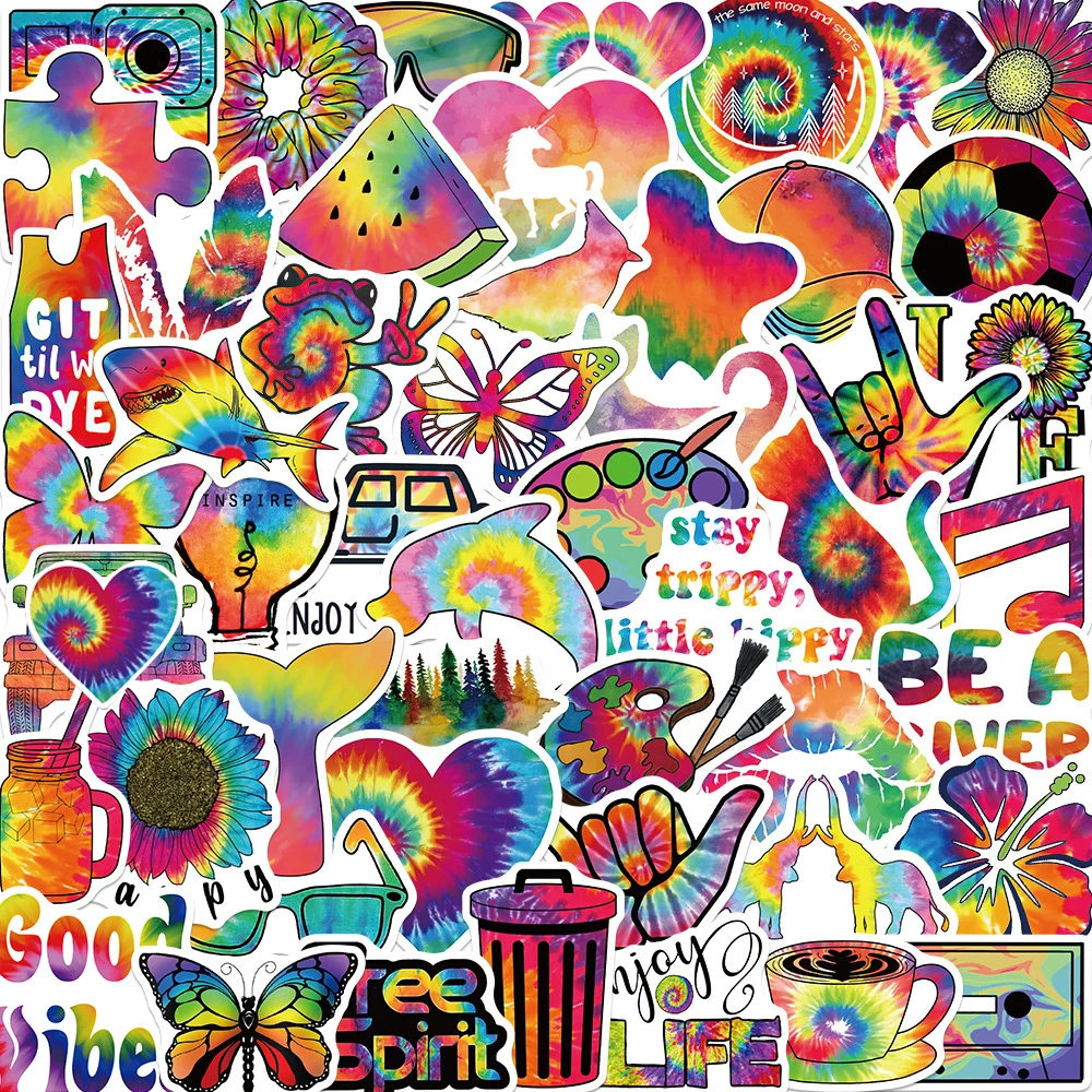

10/30/50pcs Creative Rainbow Cartoon Stickers Waterproof Gay Lesbian Sticker Skateboard Motorcycle Kawaii Decorative Decals Toys