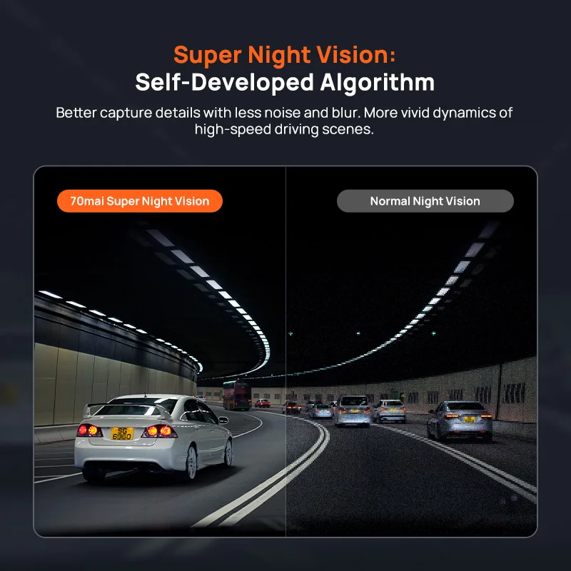 70mai A800SE Dash Cam 4K UHD Cinema-quality Built-in GPS ADAS