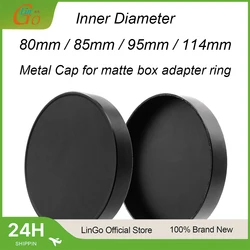 LinGo MetalCap Universal Black Lens Cap for Matte Box and Filter Adapter Rings