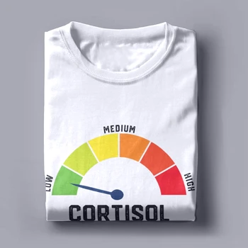 Cool Low Cortisol Levels V Meme T-Shirts Women Men O Neck Funny Clothes Novelty Short Sleeve Tees Graphic Summer Y2K Fun Tops 1