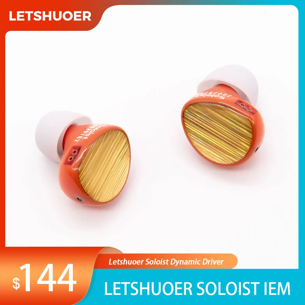 Letshuoer Shuoer Soloist Wired Best In Ear Hifi Iems Auricolari Driver Dinamico Bass Monitor Cuffie Con Spina 2.5/3.5/4.4Mm
