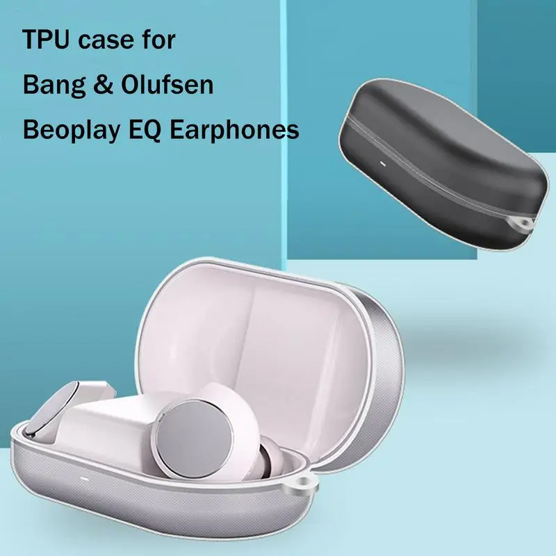 Custodia Protettiva Per Auricolari Per Bang & Olufsen Beoplay Eq Soft Tpu Anti Caduta Auricolari Antiurto Custodia A Conchiglia Con Moschettone