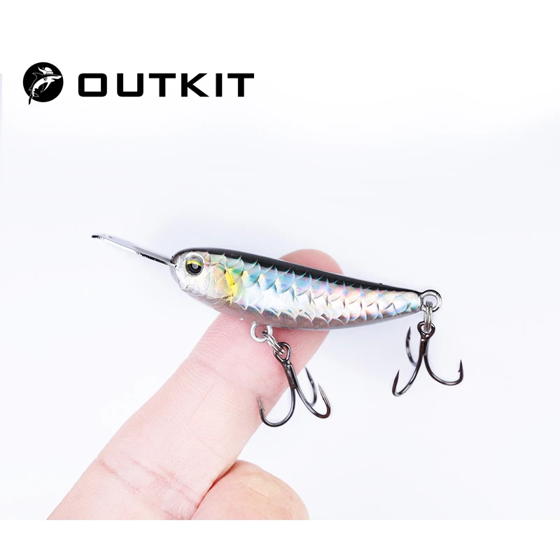 OUTKIT 2025 Neue Micro Sinking Minnow 40mm/5,8g Angeln Köder Künstliche Bleistift Köder Topwater Köder Für bass Forelle Angeln Lockt – Detail 1